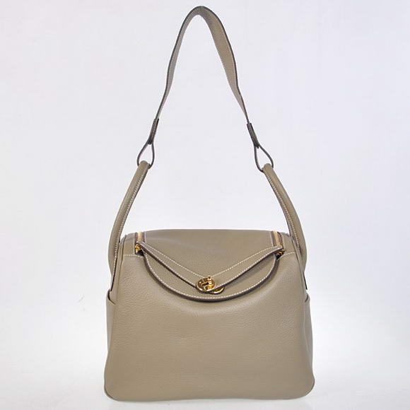 H1057 Hermes Lindy 30CM Havanne Borse 1057 Grigio Golde Cuoio